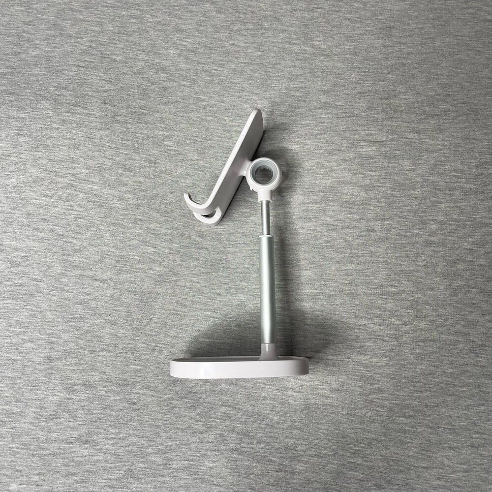 Divi White and Silver Adjustable Cell Phone Stand